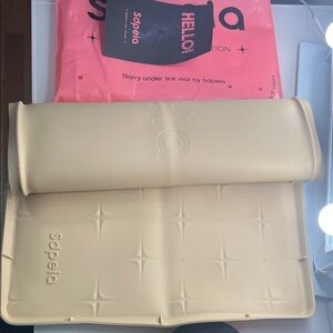 Cream Under Sink Mat